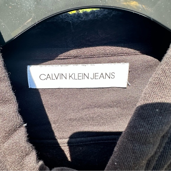 Calvin Klein Monogram Logo Fleece Hoodie - Picture 4 of 4